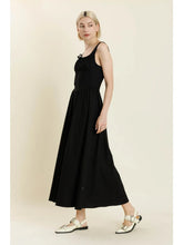 Load image into Gallery viewer, Black Corset Bodice Maxi