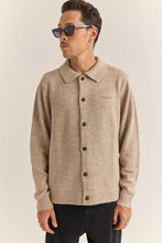 Load image into Gallery viewer, Mohair Button Up Knit Natural