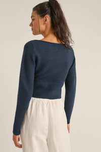 Navy Chloe Knit Jumper