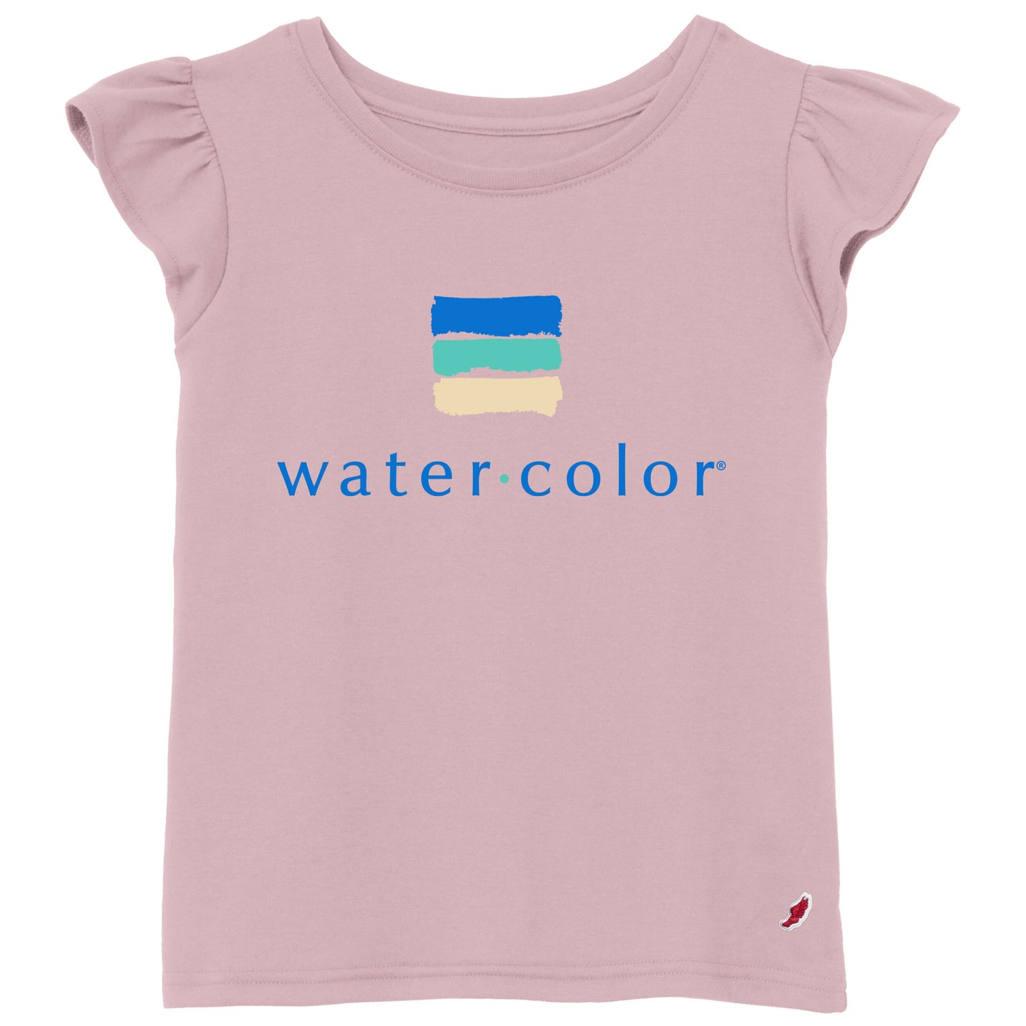 Girls Pink Flutter Tee