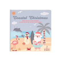 Load image into Gallery viewer, Coastal Christmas Holiday Kids Book Baby Board Book Gift