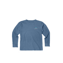 Load image into Gallery viewer, Youth Pacific Blue LS 2025 Christmas Tee