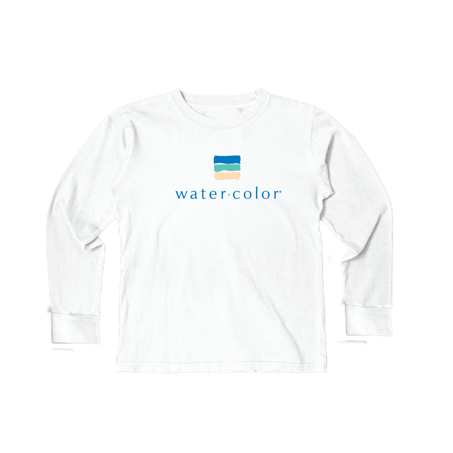 Youth White LS Tee
