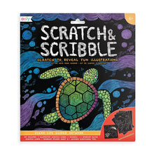 Load image into Gallery viewer, Scratch &amp; Scribble: Ocean Life