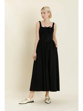 Load image into Gallery viewer, Black Corset Bodice Maxi
