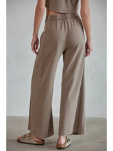 Load image into Gallery viewer, Mocha Knit Cotton Garment Dye Pant