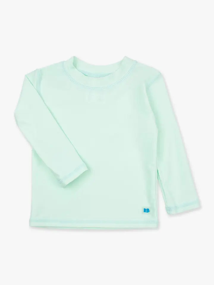 Boys Mint Long Sleeve Rash Guard