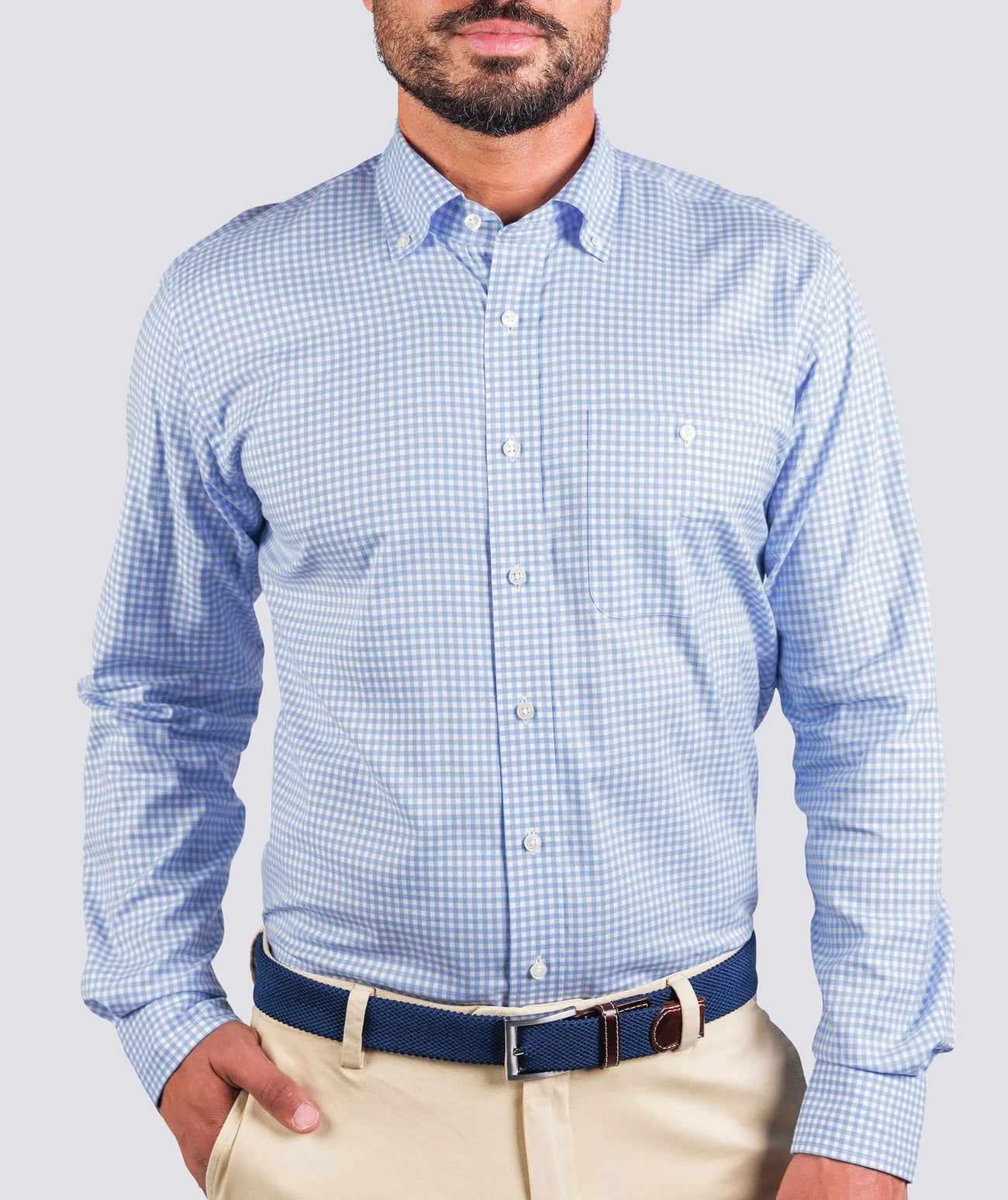 Luxe Blue Barrett Sport Shirt