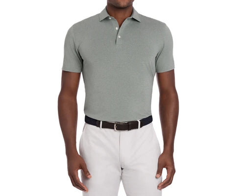 The Holland Shirt: Heathered Ivy