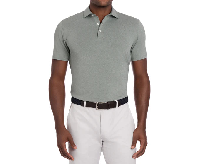 The Holland Shirt: Heathered Ivy