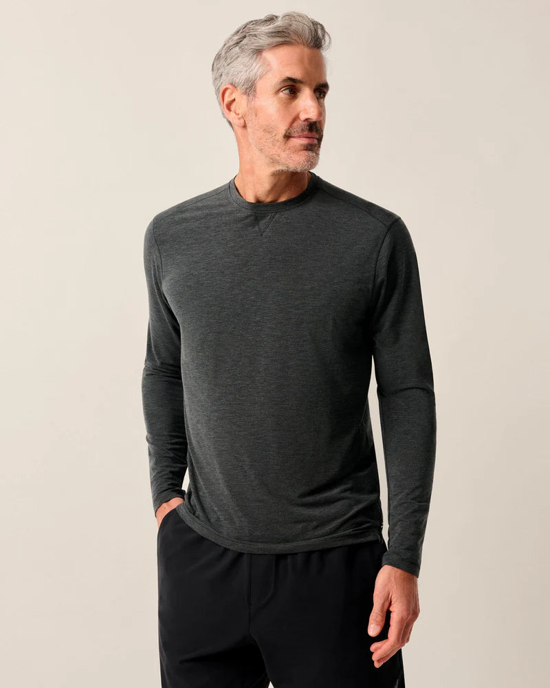 Heather Black The Course Performance Long Sleeve T-Shirt