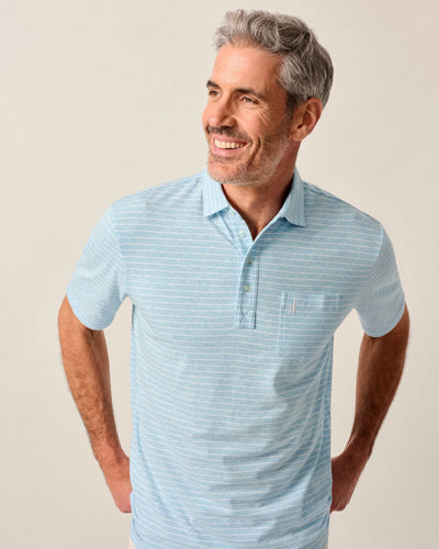 Cloud Blue Original 4-Button Polo - Ryan