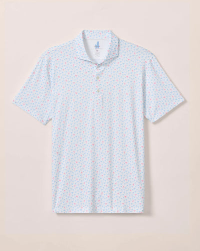 White Featherweight Performance Polo - Pin Up