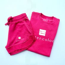 Load image into Gallery viewer, Raspberry Poncho Short