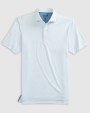Load image into Gallery viewer, White Performance Jersey Polo - Michael Stripe