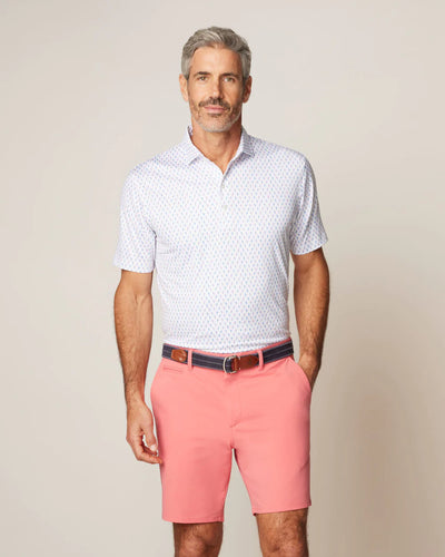 Cleo Printed Mesh Performance Polo