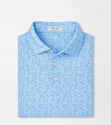 Cottage Blue Prost Print Polo