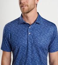 Load image into Gallery viewer, Sport Navy Carolina Shag Print Polo