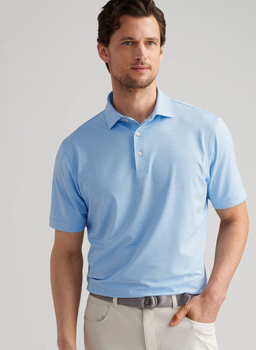 Cottage Blue Hales Performance Jersey Polo