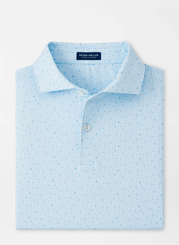 Blue Frost Corinth Performance Jersey Polo