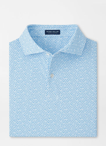 White Mariposa Performance Jersey Polo