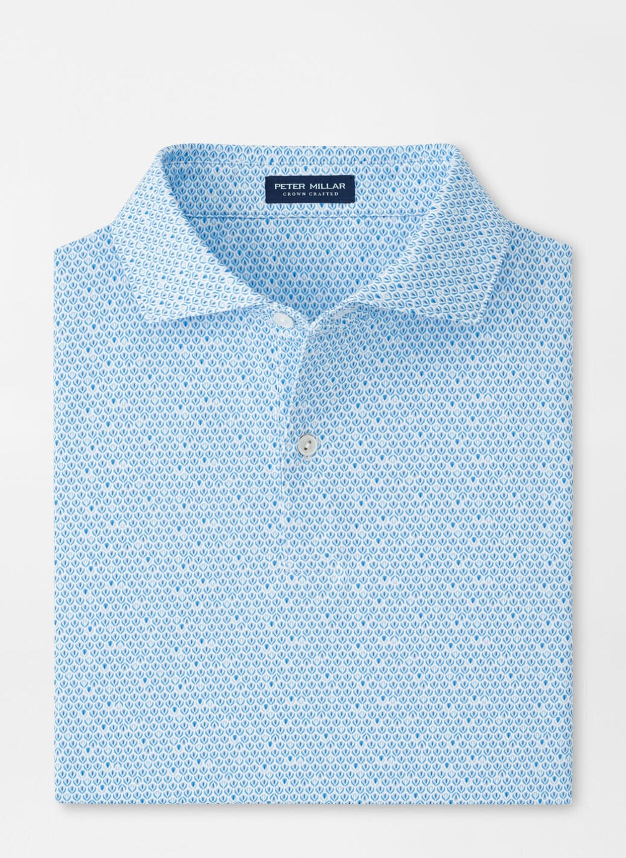 White Mariposa Performance Jersey Polo