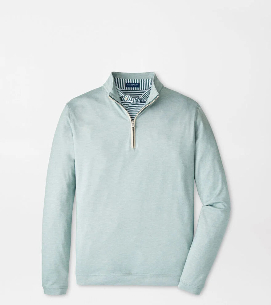 Sherwood Albatross Cotton-Blend Piqué Quarter-Zip