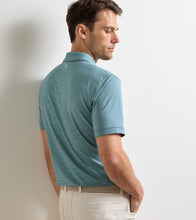 Load image into Gallery viewer, Bali Blue/Fresh Mint Jubilee Performance Jersey Polo