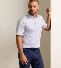 Load image into Gallery viewer, Phoenix Performance Jersey Polo - White/Bali Blue