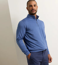 Load image into Gallery viewer, Bali Blue - Perth Mélange Performance Quarter-Zip