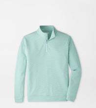 Load image into Gallery viewer, Fresh Mint Perth Sugar Stripe Performance Quarter-Zip