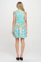 Load image into Gallery viewer, Azure Escape Button Down Shirt Dress