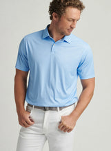 Load image into Gallery viewer, Cottage Blue Featherweight Nautical Knots Polo