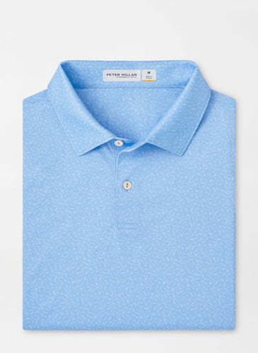 Cottage Blue Featherweight Nautical Knots Polo