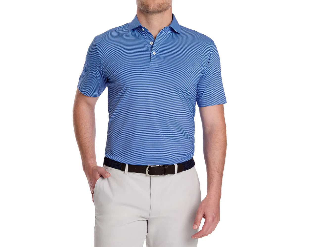 The Perkins Shirt: Marlin Blue & Skye