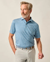 Load image into Gallery viewer, Barrels Blue Featherweight Performance Polo - Huronn