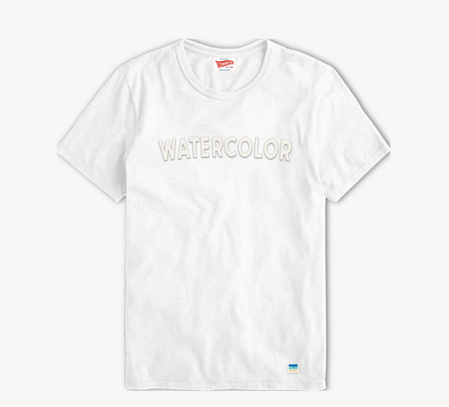 Ladies White Banner Tee