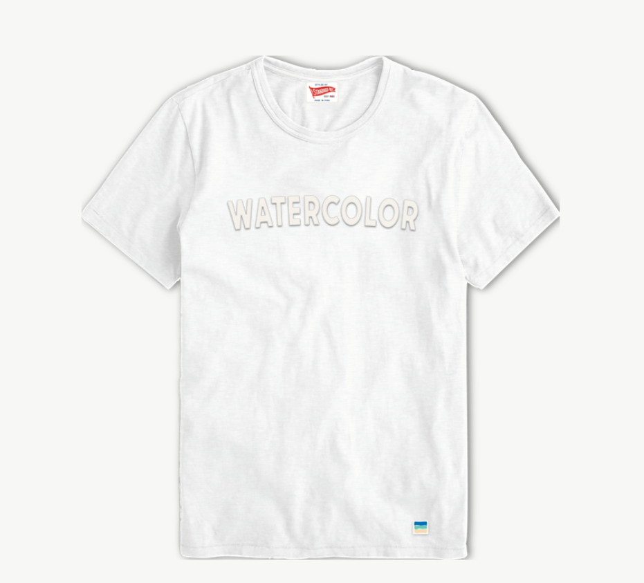 Ladies White Banner Tee