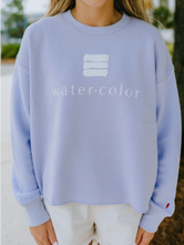 Load image into Gallery viewer, Lilac Reverse Fleece Oversized Midi Crew