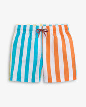 Load image into Gallery viewer, Boys Tropic Stripes Swim Trunk