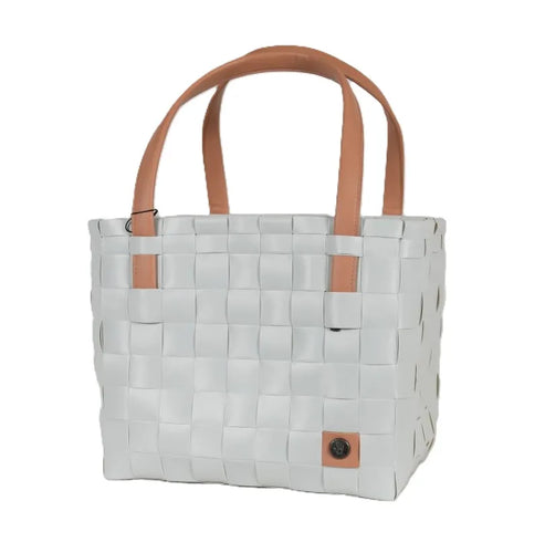 Color Block Misty Grey Recycled Tote