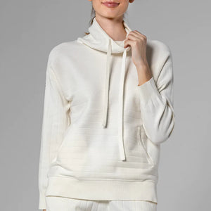 White Tan Ellipse Sweater