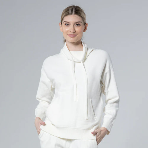 White Tan Ellipse Sweater