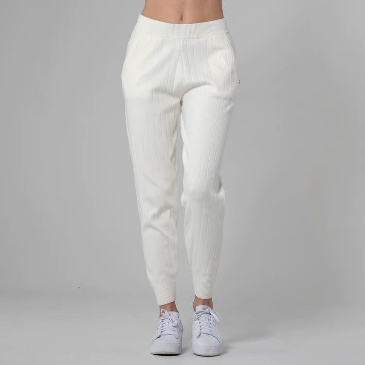 White Tan Ellipse Pant