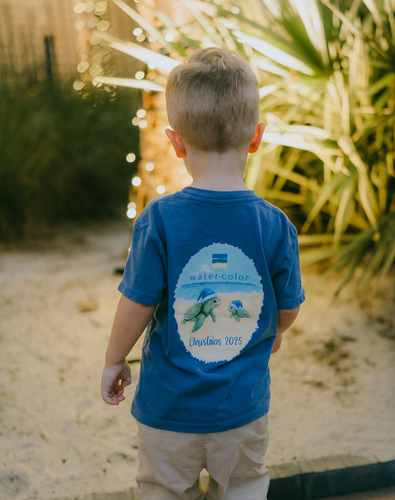 Toddler Pacific Blue SS 2025 Christmas Tee