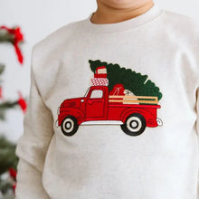 Load image into Gallery viewer, Kids Christmas Truck Patch Sweatshirt