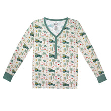 Load image into Gallery viewer, Coastal Christmas Bamboo Women&#39;s Top