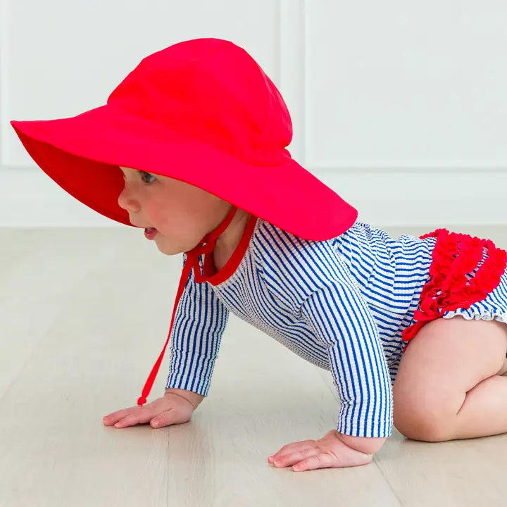 Kids Red Swim Hat
