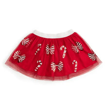 Load image into Gallery viewer, Kids Candy Cane Coquette Sequin Christmas Tutu