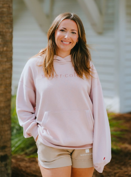 Dusty Rose Reverse Fleece Hoodie